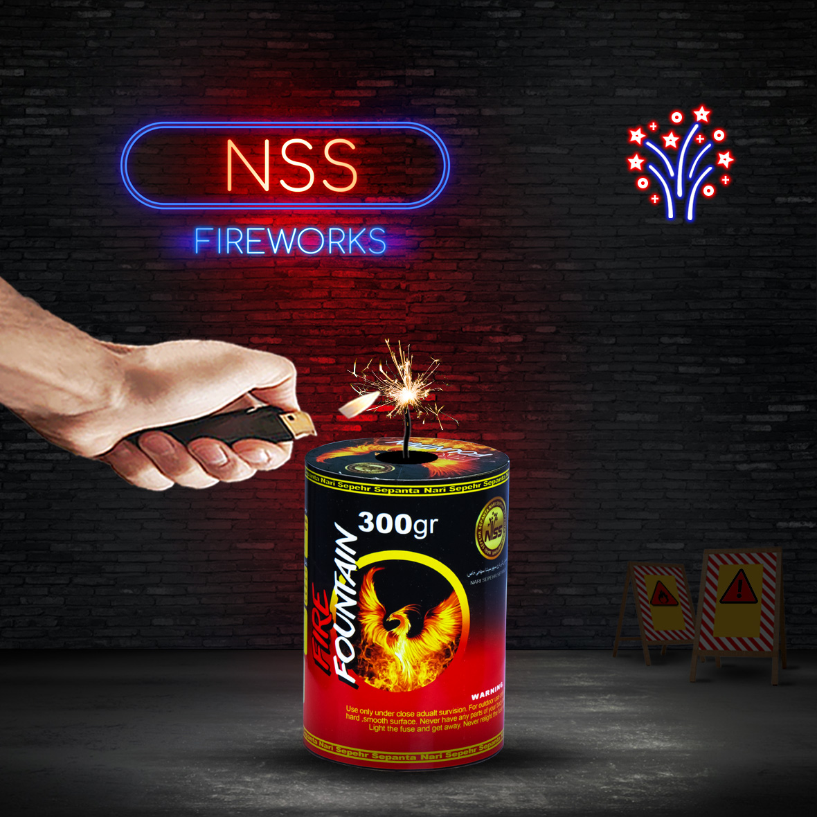 How to use NSS 300 Gr Phoenix Fountain 