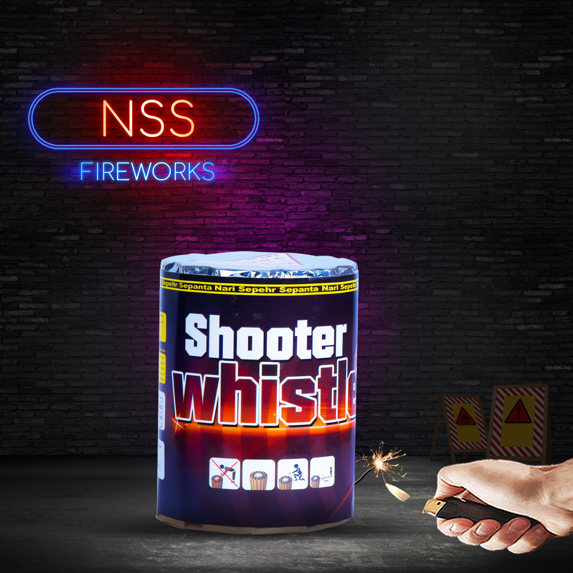 How to use NSS 16 SHOT WHISTLING ROCKET 